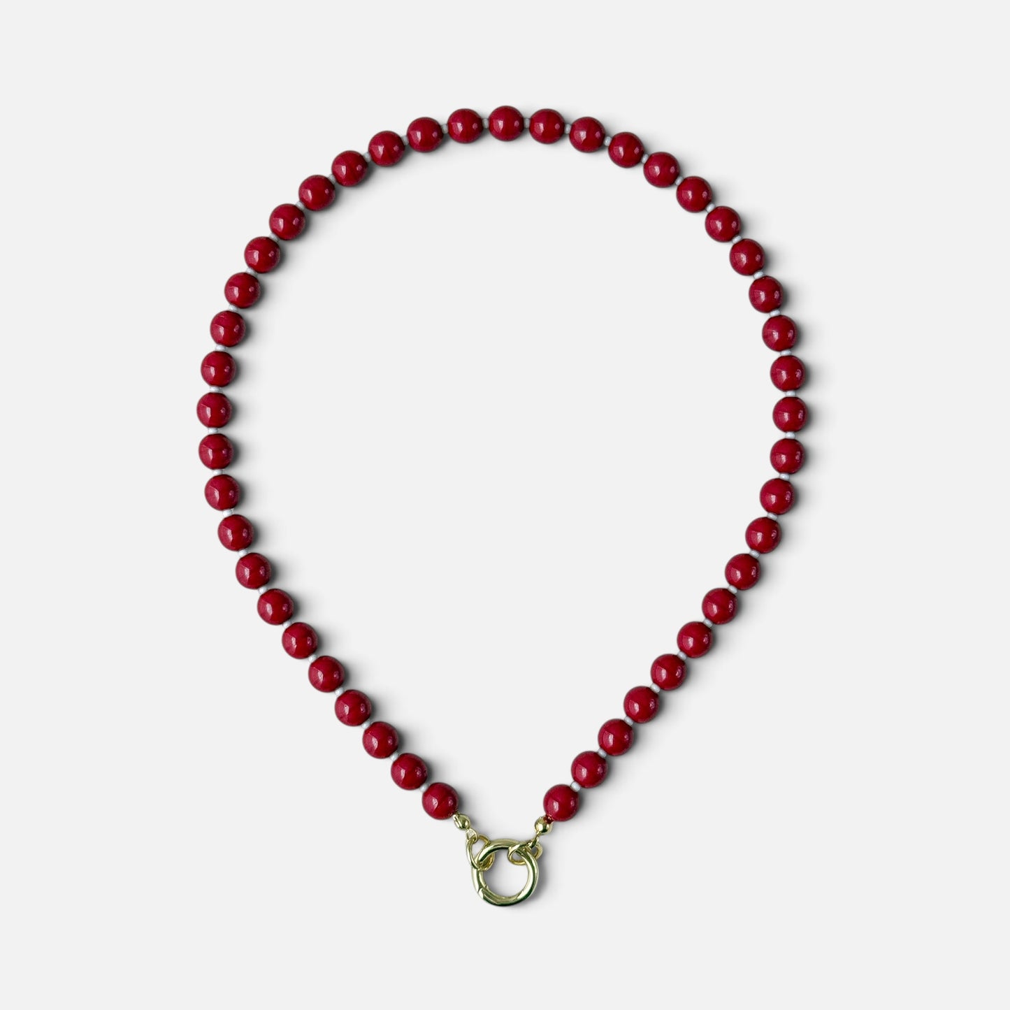 VARSITY NECKLACE | RED