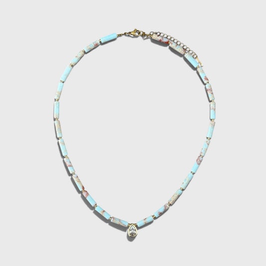 Sloane Necklace | Sky Blue