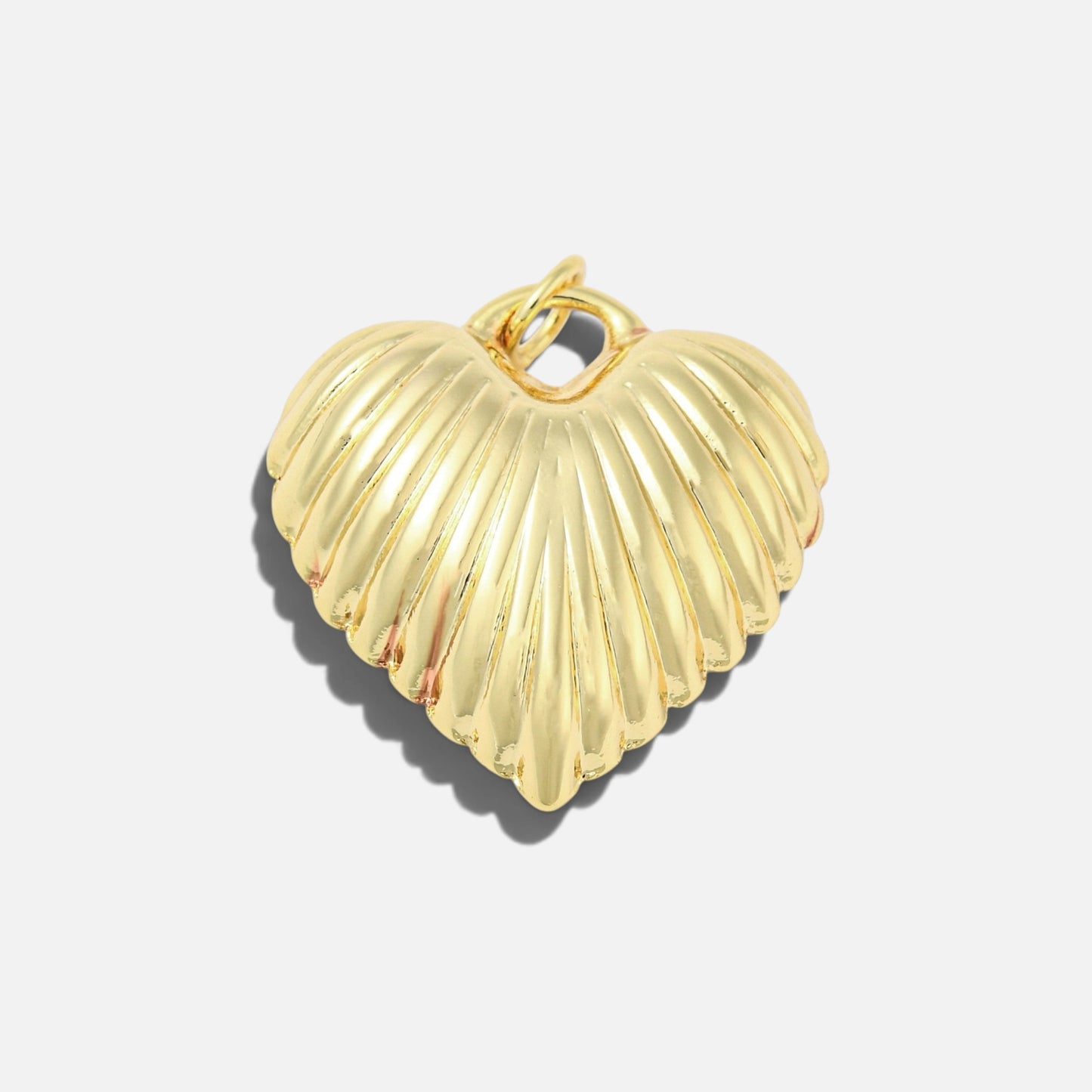 Puffy Heart Charm | Large