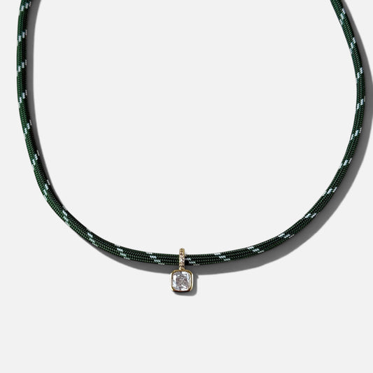 SIDELINE PARACORD NECKLACE | GREEN