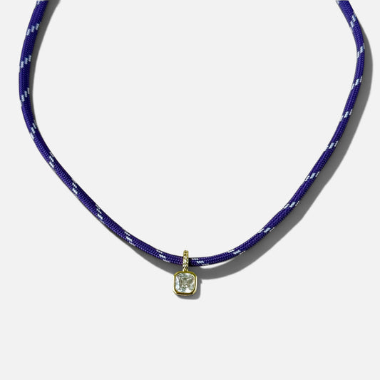 SIDELINE PARACORD NECKLACE | PURPLE