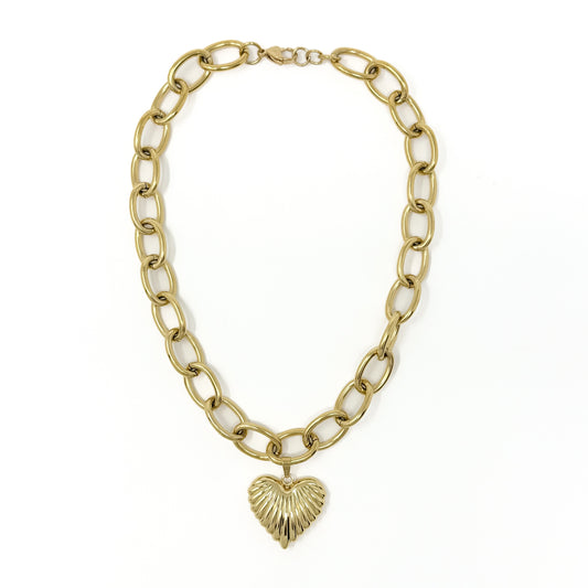 HEART OF GOLD NECKLACE