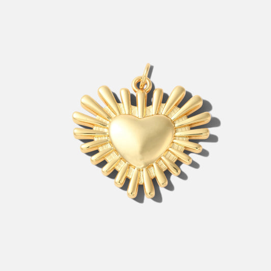 Radiant Heart Charm
