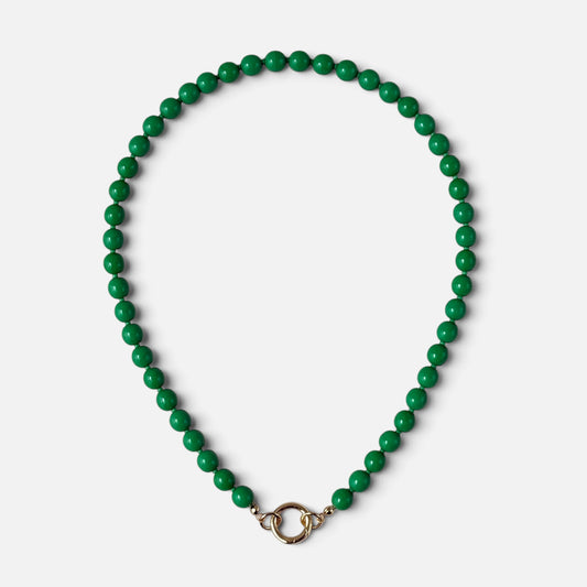VARSITY NECKLACE | GREEN