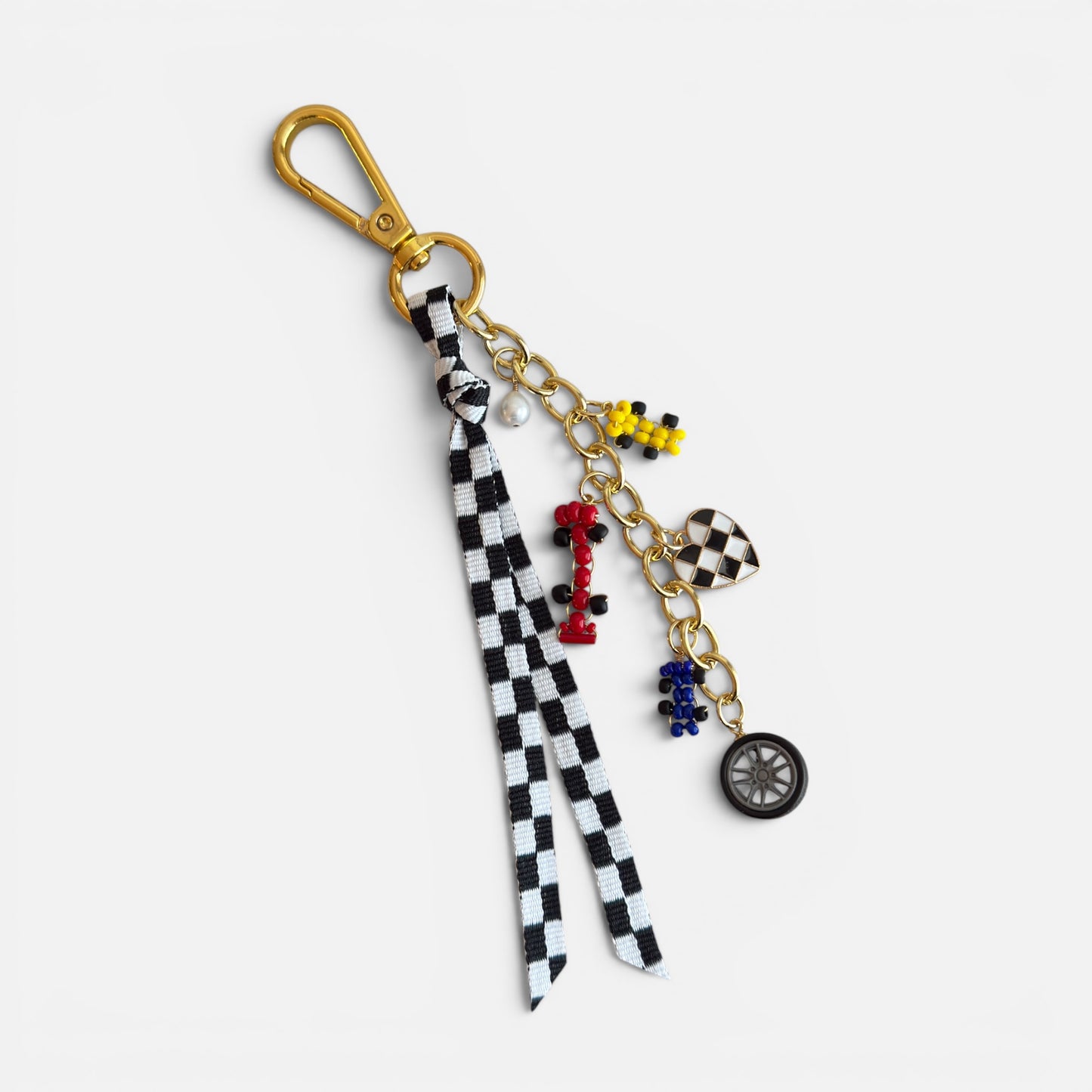 PIT LANE BAG CHARM