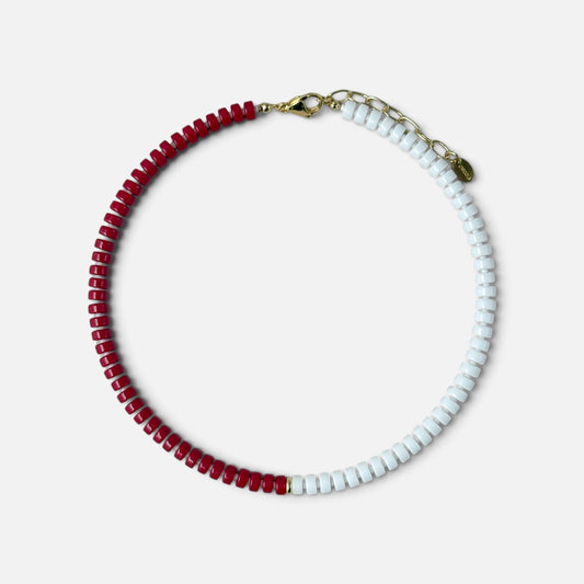 HALFTIME NECKLACE | RED