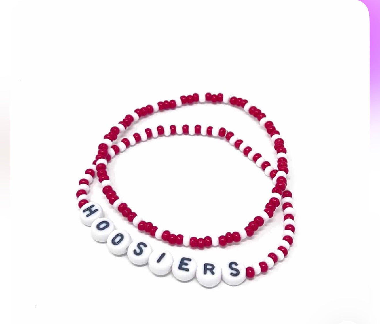IU GAME DAY BRACELETS