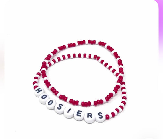 IU GAME DAY BRACELETS